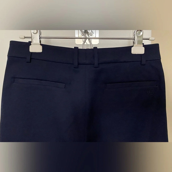 NWOT Tory Burch Sport Tech Twill Golf Shorts Navy Size 4 - Picture 8 of 10